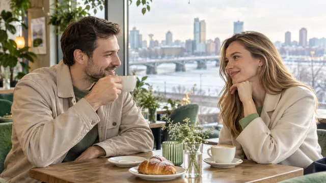Dating in Novosibirsk — Getting acquainted A meeting in a welcoming contemporary city café