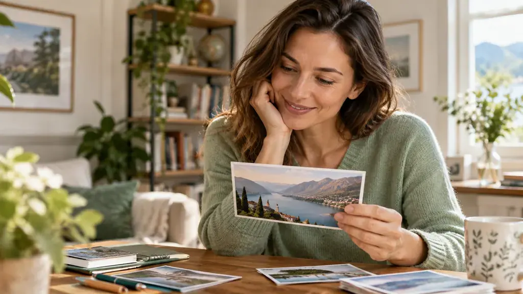 Looking closely at an interesting detail on a postcard