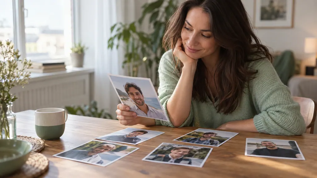 Dating through photographs — Getting acquainted Choosing portrait photographs for a profile
