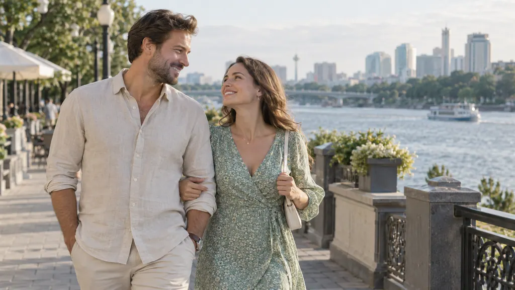 Dating in Rostov-on-Don — An idea for a conversation A shared walk alongside a wide river